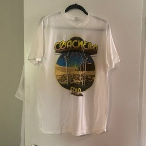Coachella music festival line up tee shirt